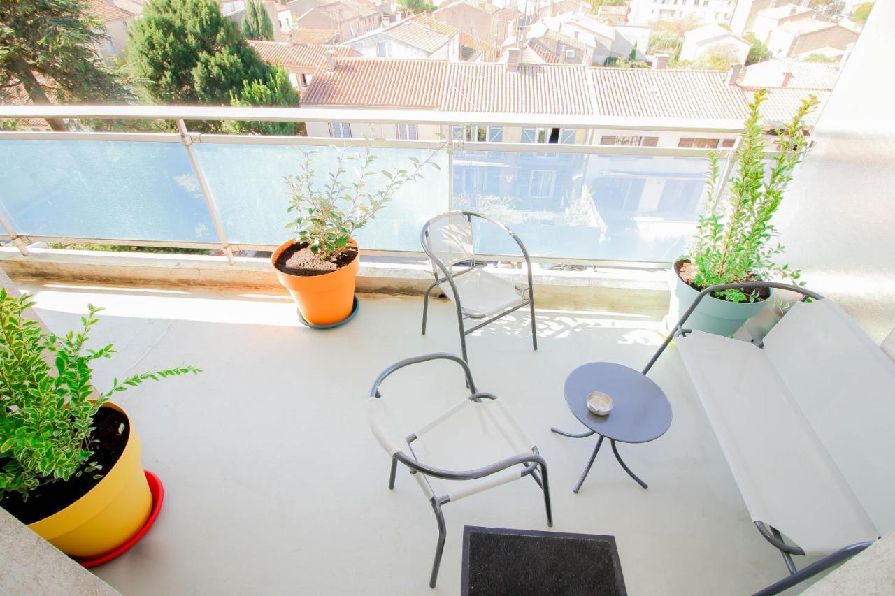 Carcassonne Centre Avec Balcon Et Parking Apartment Bagian luar foto